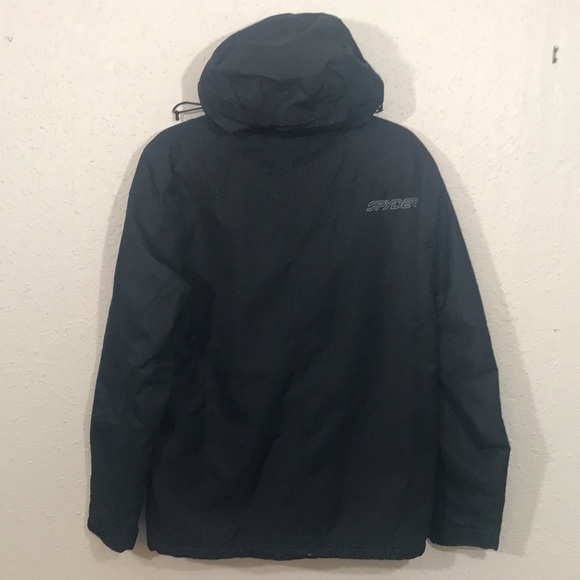 Spyder Racing Thinsulate Black Parka Sky Jacket size S - Picture 8 of 15